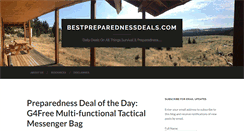 Desktop Screenshot of bestpreparednessdeals.com